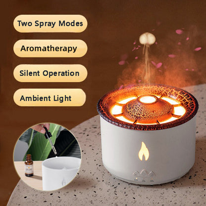 Ultrasonic Essential Oil Humidifier Volcano Aromatherapy Machine