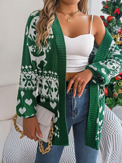 Women’s Open Front Long Sleeve Cardigan