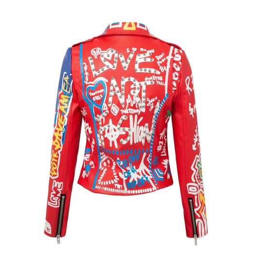 Slim Graffiti Ryder Jacket