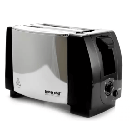 Better Chef 2-Slice Toaster with Pull-Out Crumb Tray