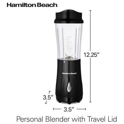 Hamilton Beach Personal Portable Blender with Travel Lid