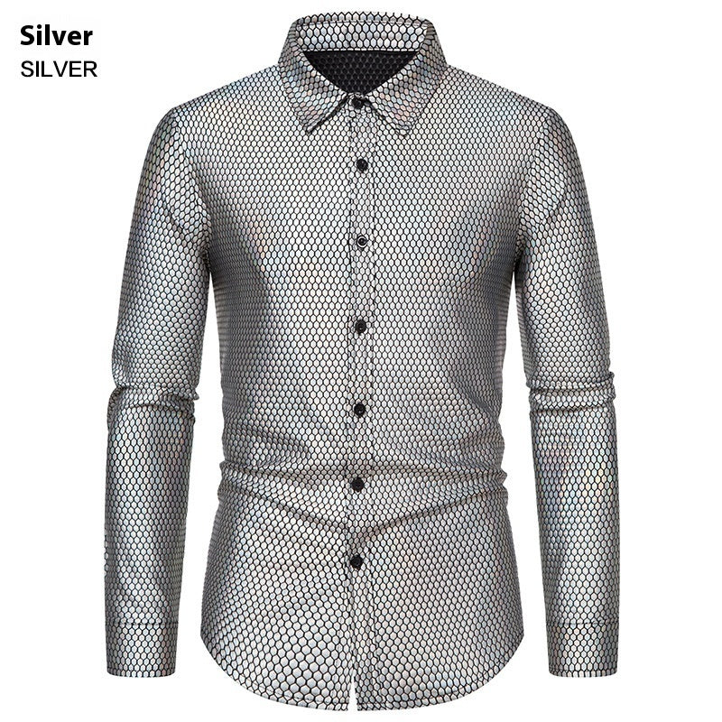 Men's  Long Sleeve Button-down Shirt Casual