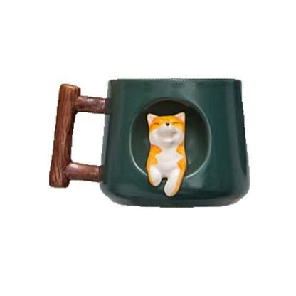 Lovers Shiba Inu Cup Corgi Ceramic Cup