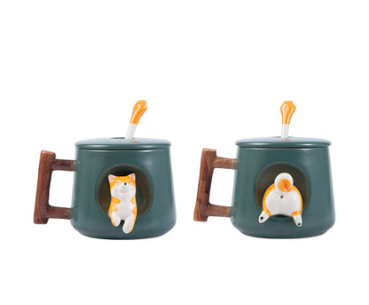 Lovers Shiba Inu Cup Corgi Ceramic Cup