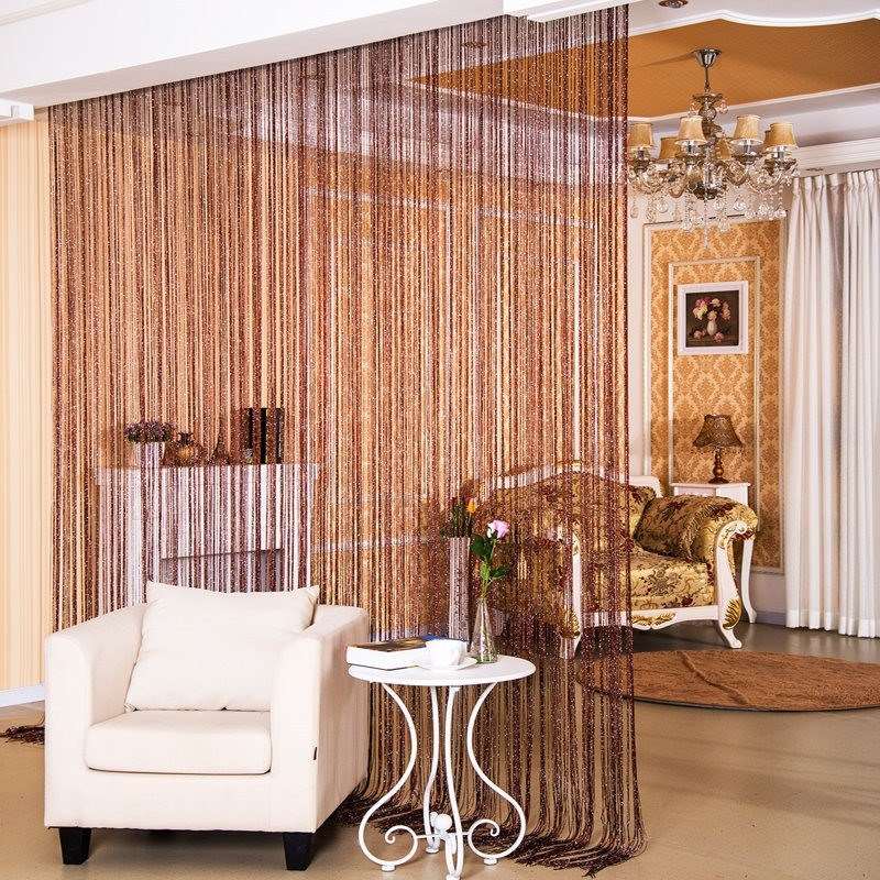 Door Curtain Dilver Thread Curtain Partition Curtain Hanging Curtain Window Screen