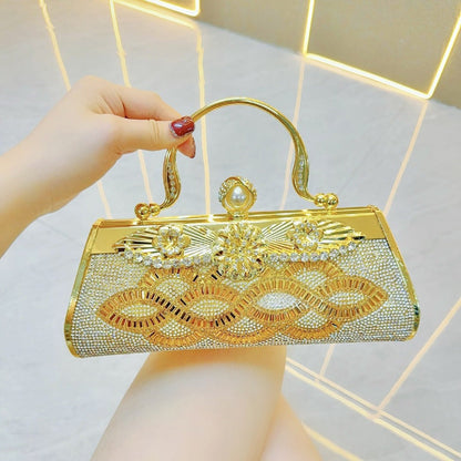 Handmade rhinestone Bag