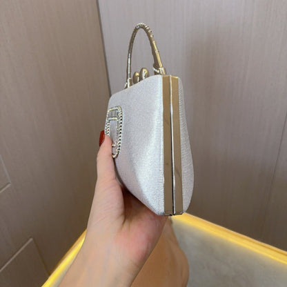 Gold Clutch /Silver Clutch Evening Bag