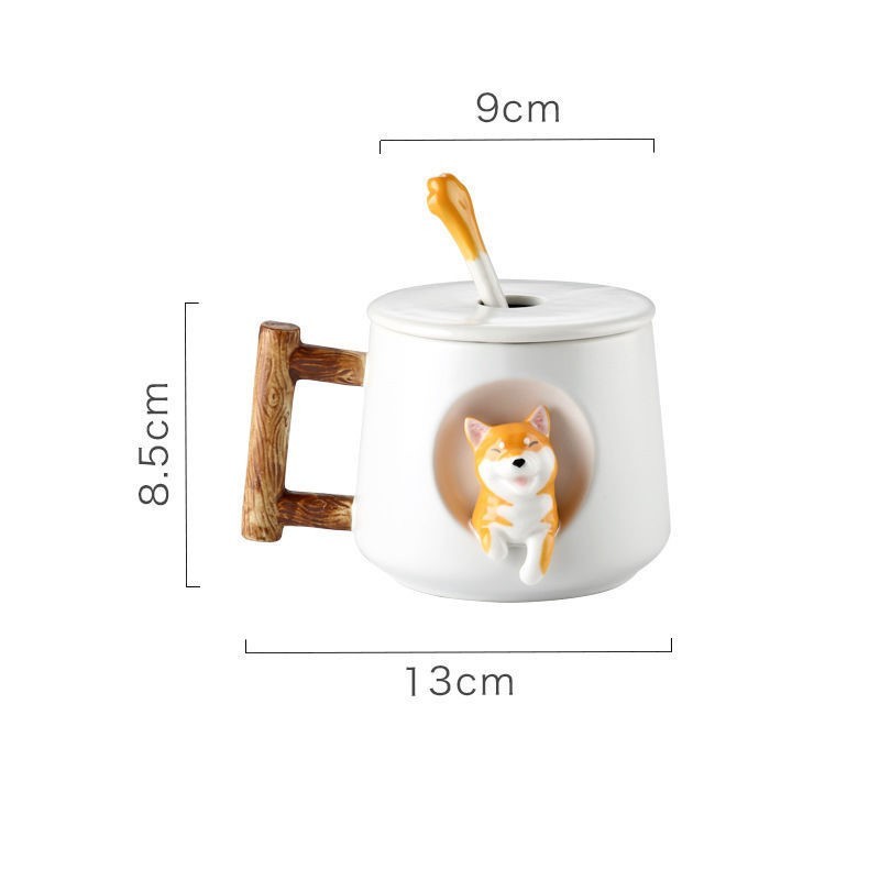 Lovers Shiba Inu Cup Corgi Ceramic Cup