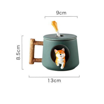 Lovers Shiba Inu Cup Corgi Ceramic Cup