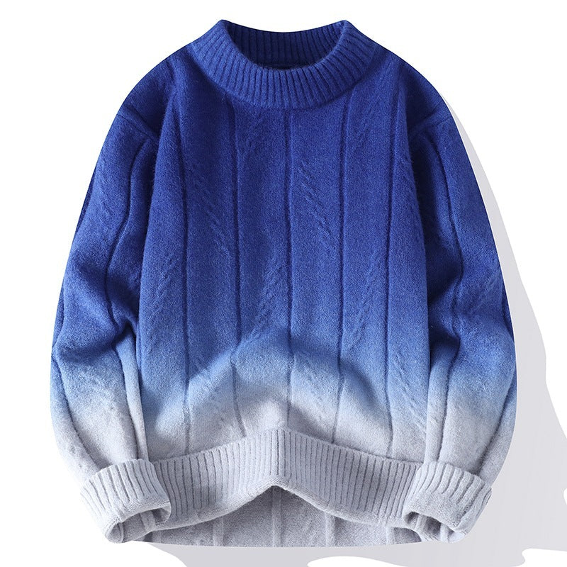 Sweater Gradient Fashion Men