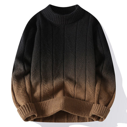 Sweater Gradient Fashion Men