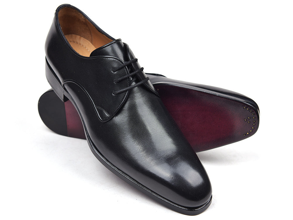 Paul Parkman Men's Black Leather Shoes