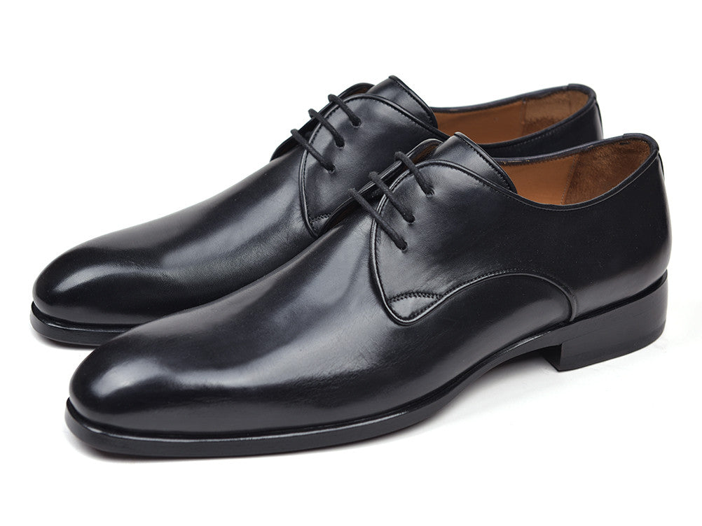 Paul Parkman Men's Black Leather Shoes