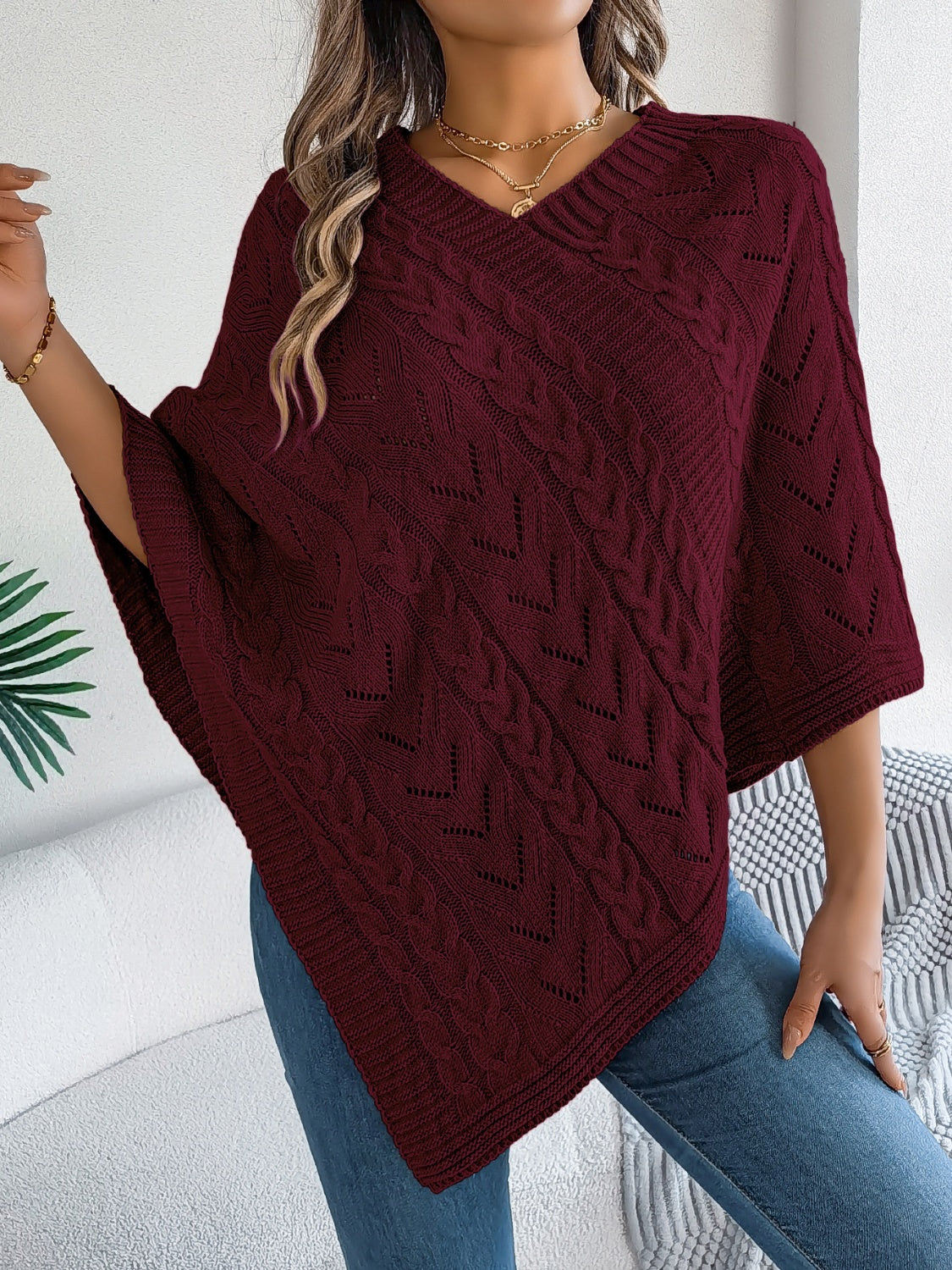 Three-Quarter Sleeve Sweater