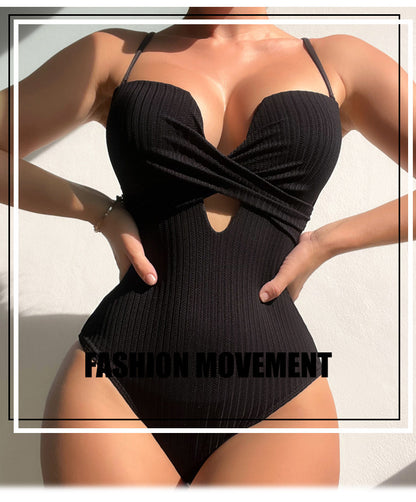 One-piece Color Slimming Swimsuit