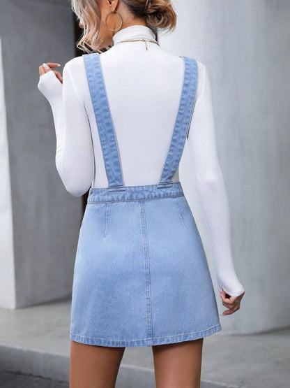 Denim Overall Dress