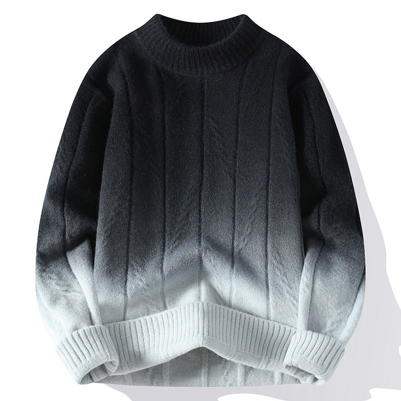 Sweater Gradient Fashion Men