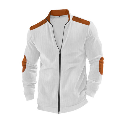 Men’s Long Sleeve Zipper Cardigan.