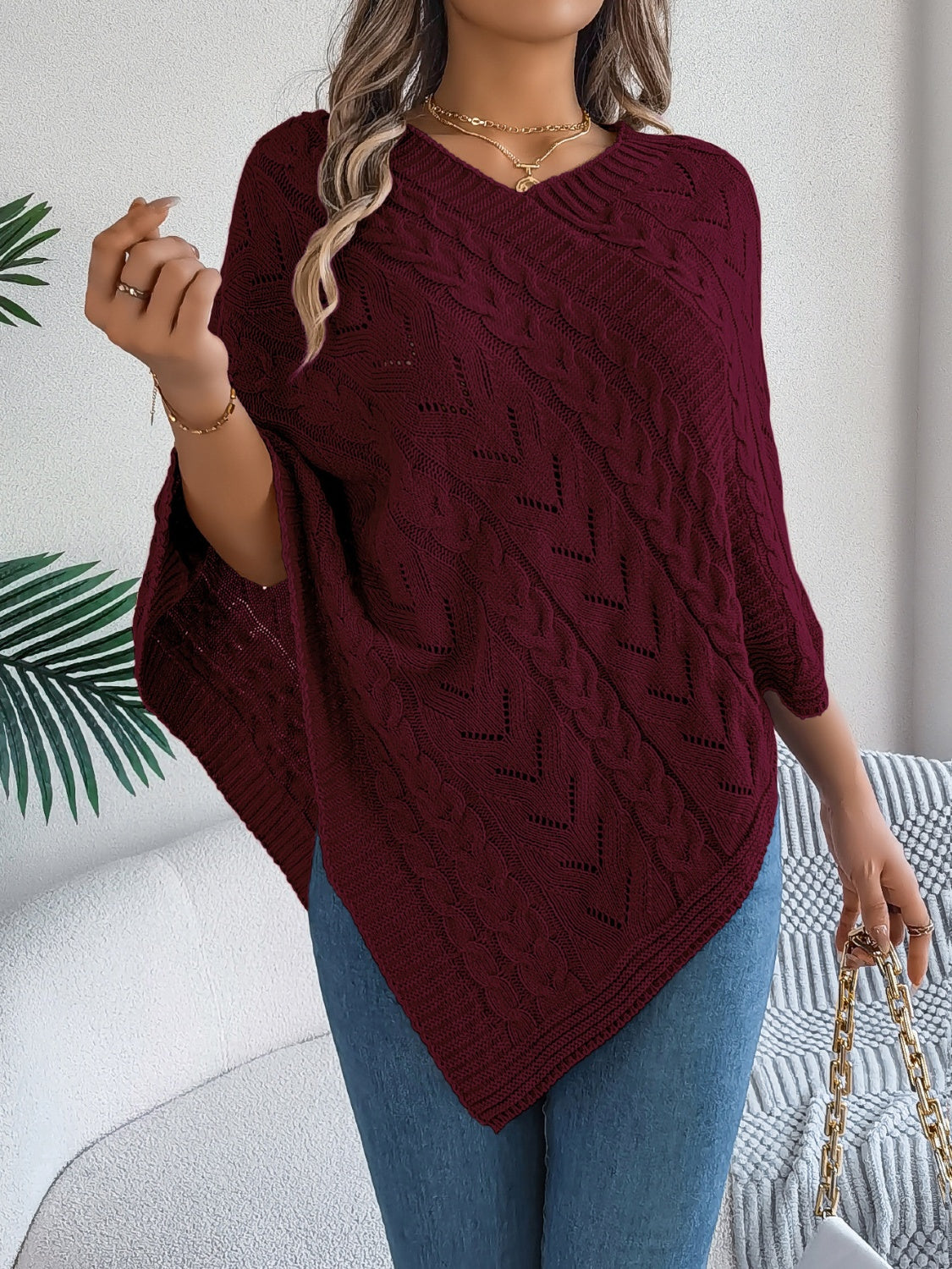 Three-Quarter Sleeve Sweater