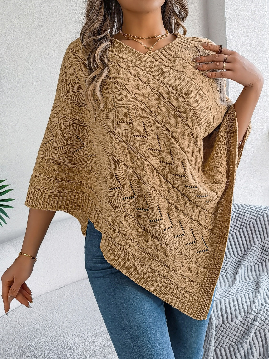 Three-Quarter Sleeve Sweater