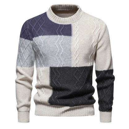 Color-block Knitwear For Men