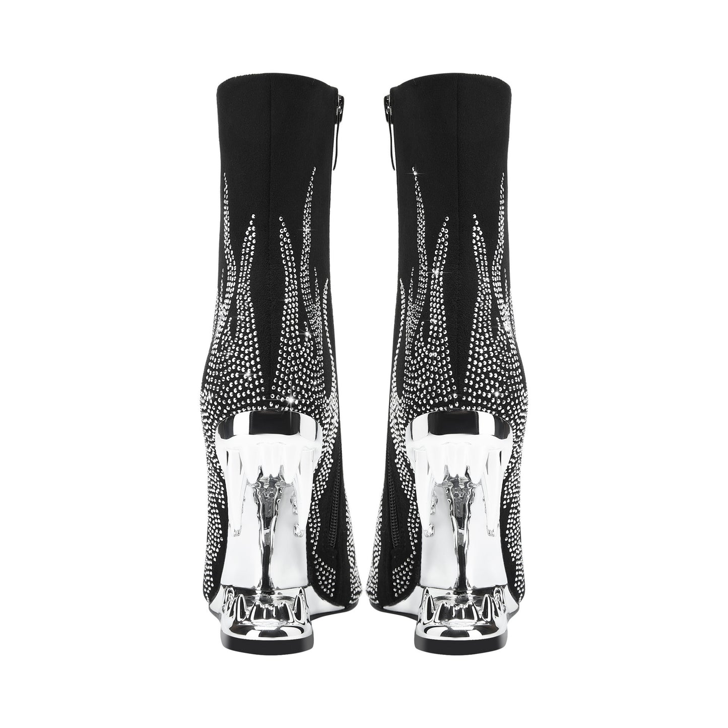 Women's Teeth High Heel Boots.