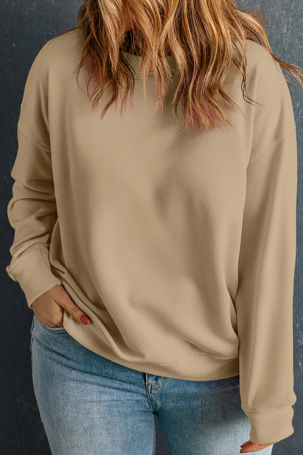 Women’s Round Neck Long Sleeve Sweatshirt