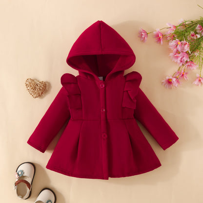 Child’s  Long Sleeve Coat Hooded