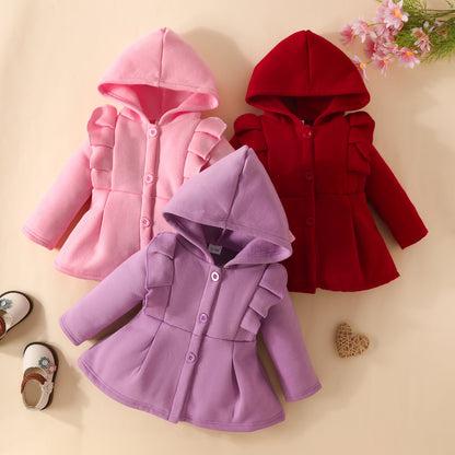 Child’s  Long Sleeve Coat Hooded