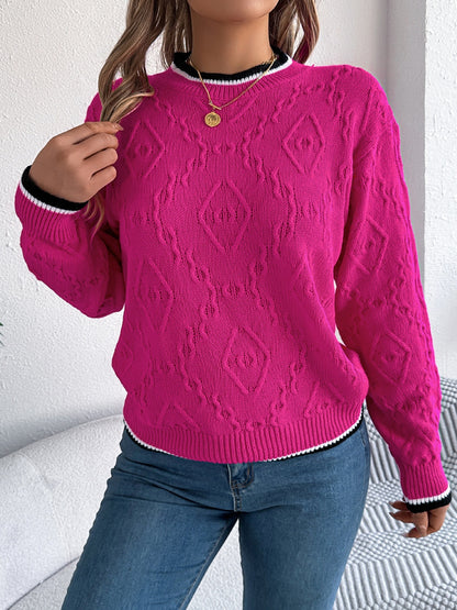 Women’s Round Neck Long Sleeve Sweater