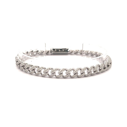 8MM STERLING SILVER CUBAN BRACELET | 9221931