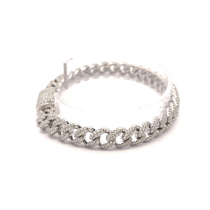 8MM STERLING SILVER CUBAN BRACELET | 9221931