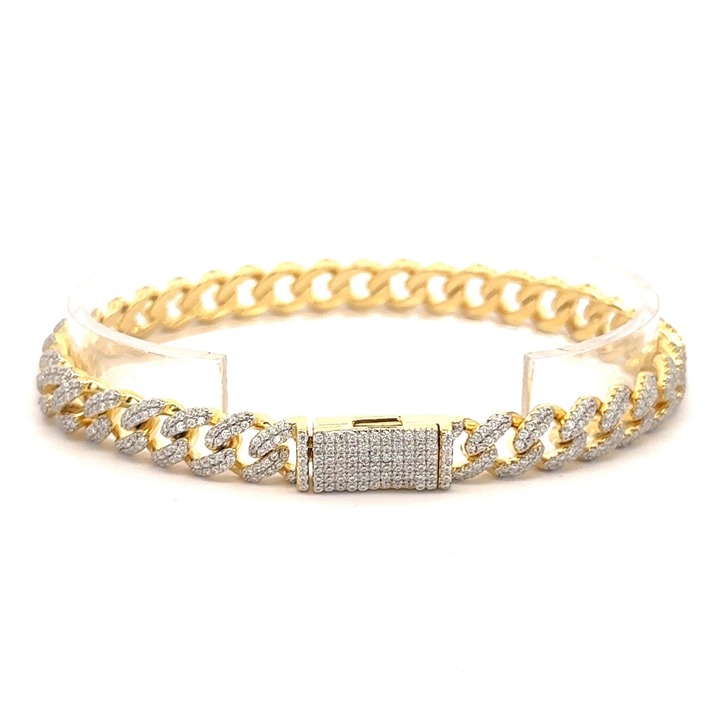 6MM  925 Silver Cuban Bracelet |