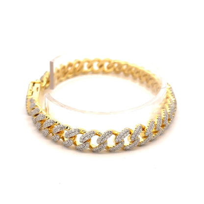 6MM  925 Silver Cuban Bracelet |