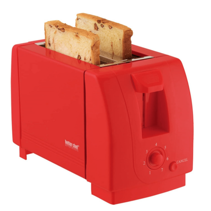 Better Chef 2-Slice Toaster with Pull-Out Crumb Tray