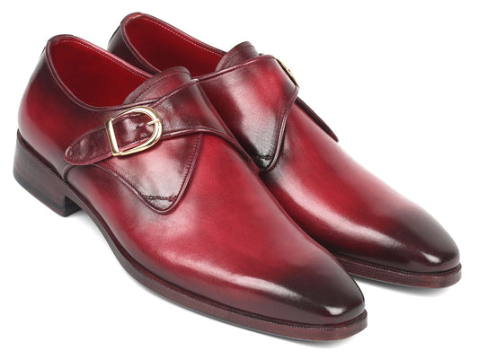 Paul Parkman Men's Shoes Burgundy Leather