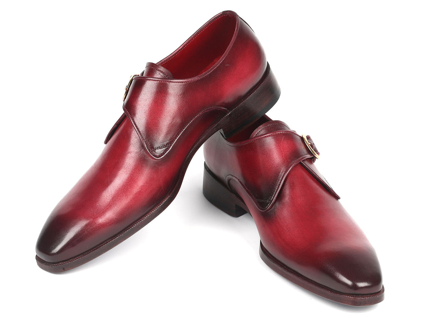 Paul Parkman Men's Shoes Burgundy Leather