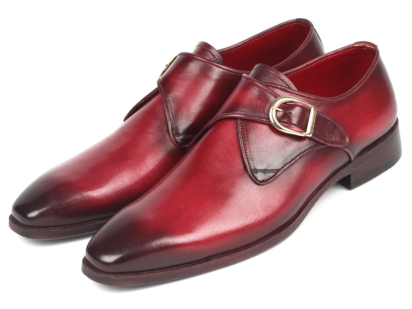 Paul Parkman Men's Shoes Burgundy Leather