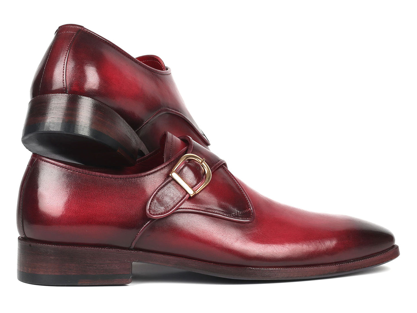 Paul Parkman Men's Shoes Burgundy Leather