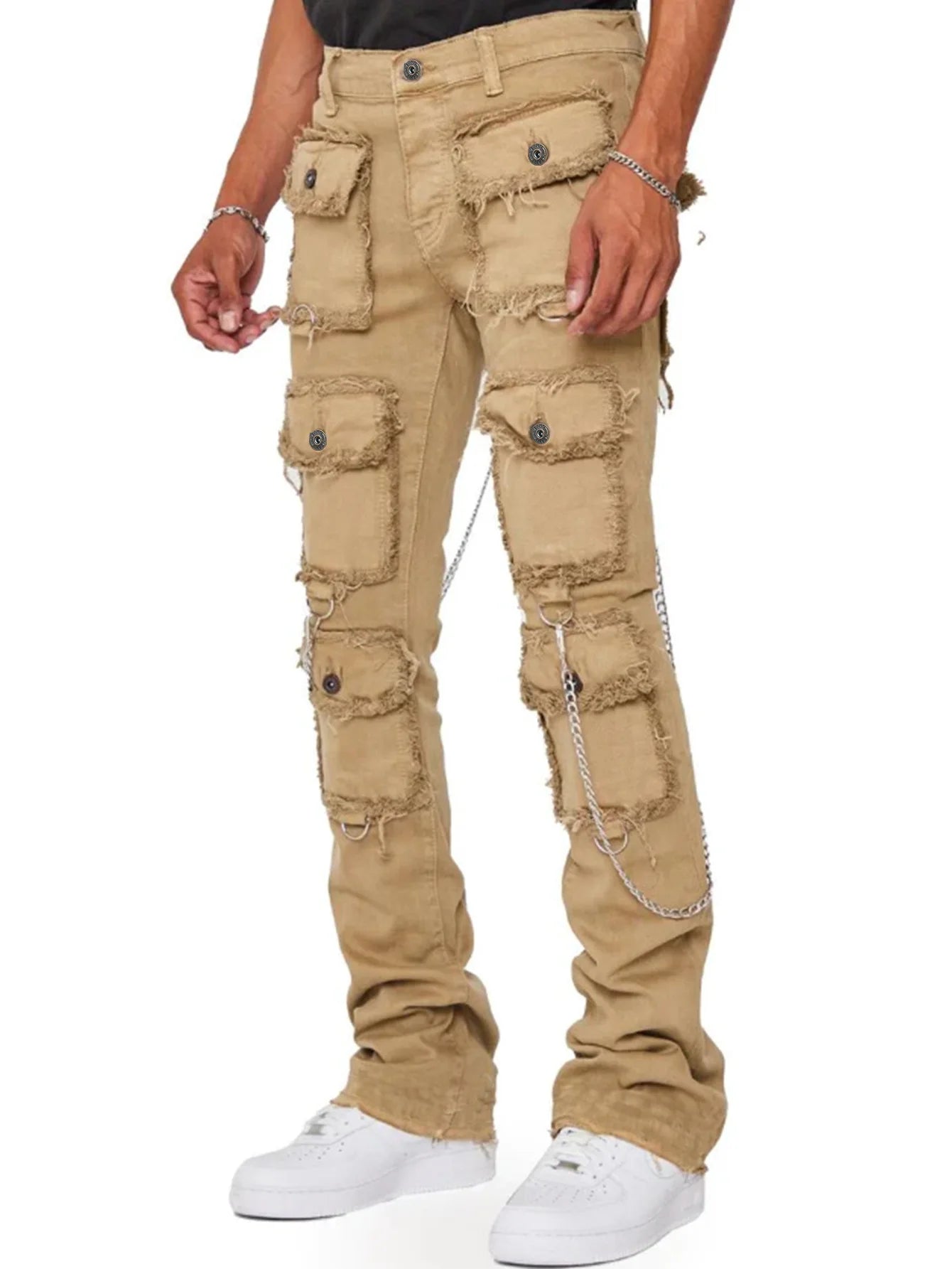 Multi-pocket Cargo Men’s Jeans*