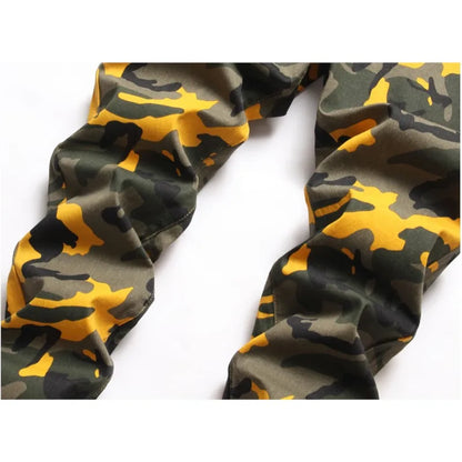 Men Straight Washed Brand Army Pants