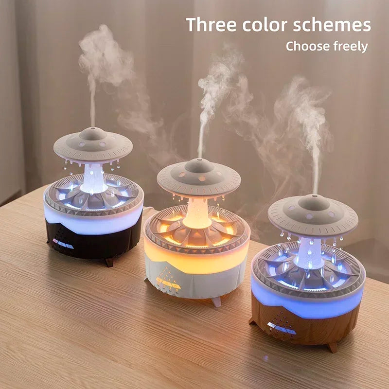 Rain Cloud Night Light humidifier /7 color led light /essential oil diffuser