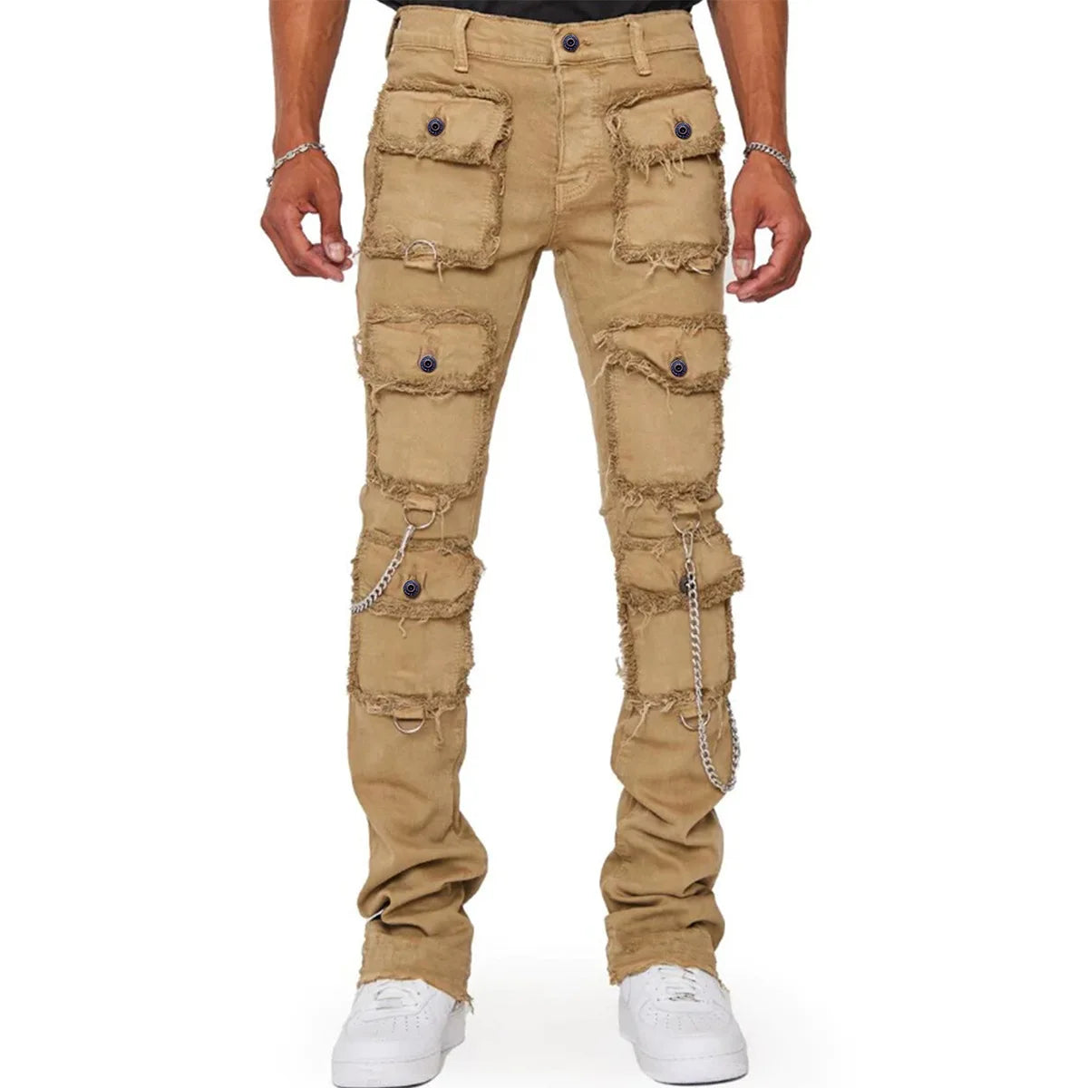 Multi-pocket Cargo Men’s Jeans*