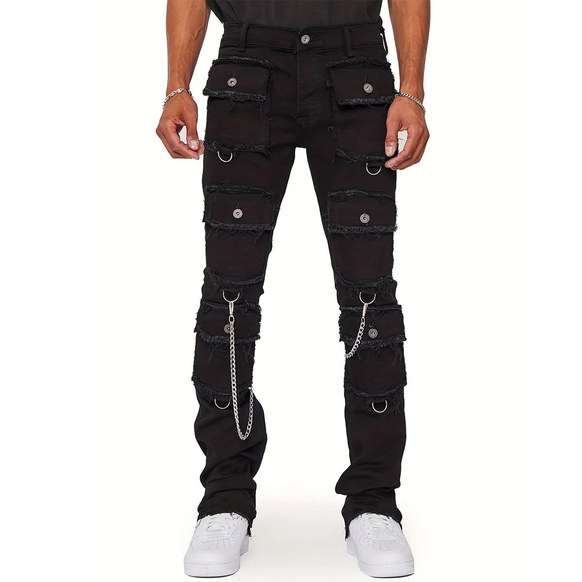 Multi-pocket Cargo Men’s Jeans*