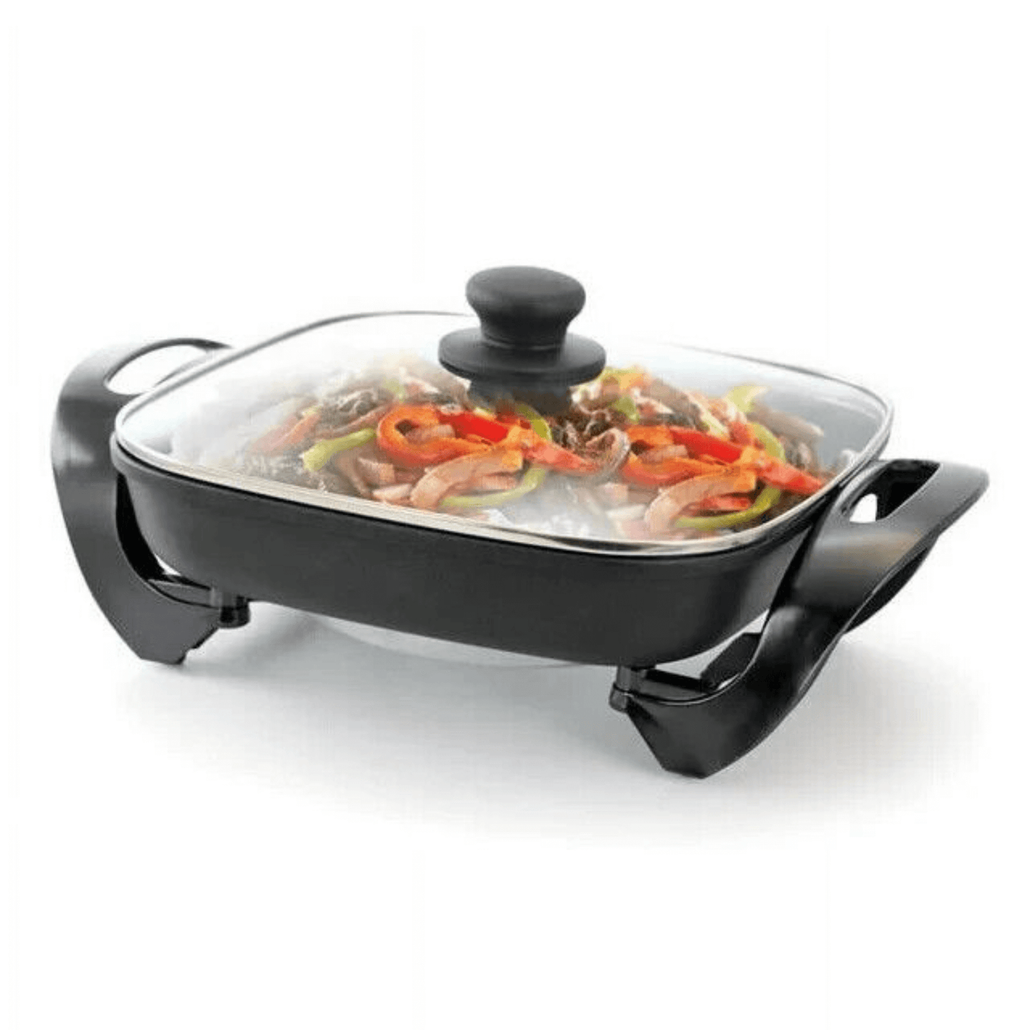 Better Chef 12" Non-Stick Electric Skillet with Glass Lid