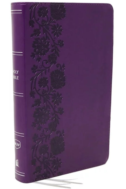 Nkjv, Reference Bible, Personal Size Large Print, Leathersoft, Purple, Red Letter Edition, Comfort Print: Holy Bible, New King James Version (Other)(Large Print)