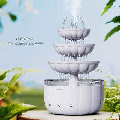 Fountain Water Drop Humidifier Home Office Aroma Diffuser