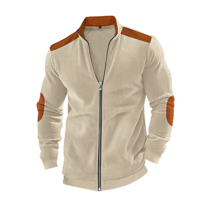 Men’s Long Sleeve Zipper Cardigan.