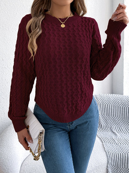 Women’s Round Neck Long Sleeve Sweater