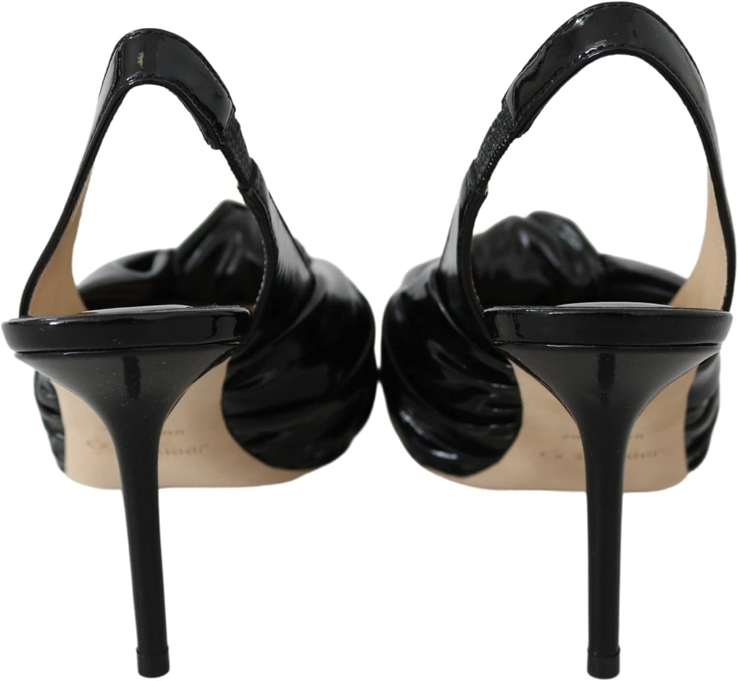 Annabell 85 Black Patent Leather Pumps (Numeric_7_Point_5)